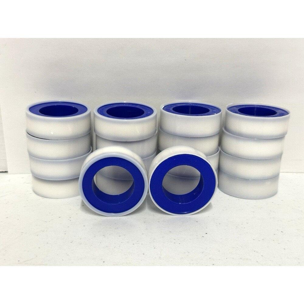 18 Rolls Teflon 12mm x .075mm 10M Long Plumbers Tape Pipe Sealing Plumbing Air